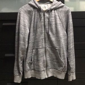 Grey zip up hoody